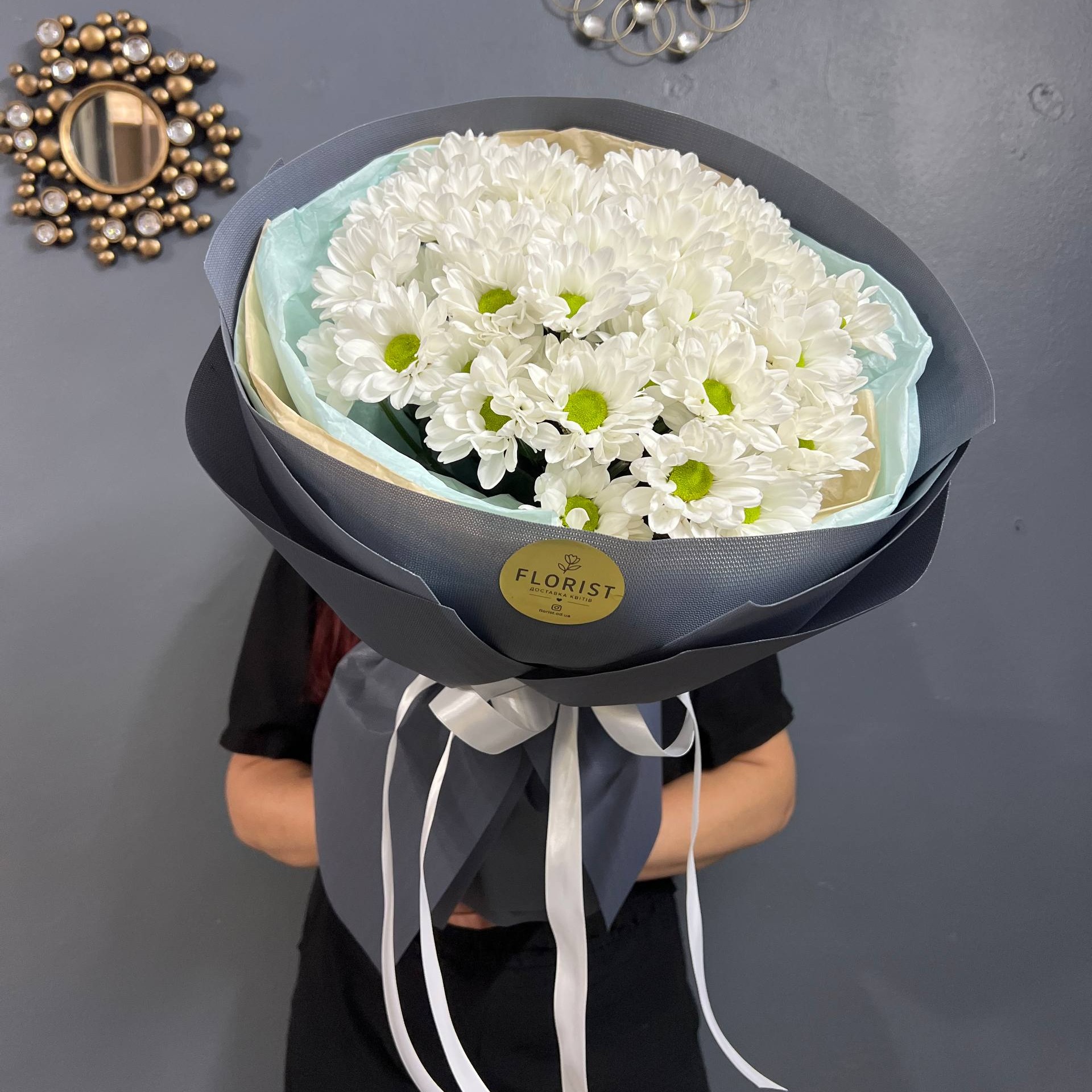 Букет из хризантем